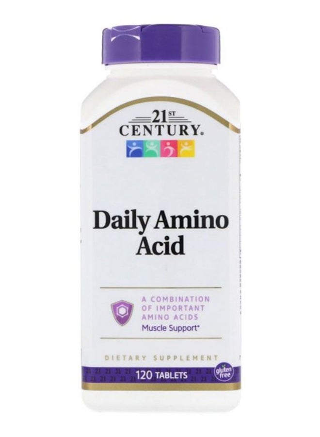 21st Century Daily Amino Acid 120 Tablets - Image 1